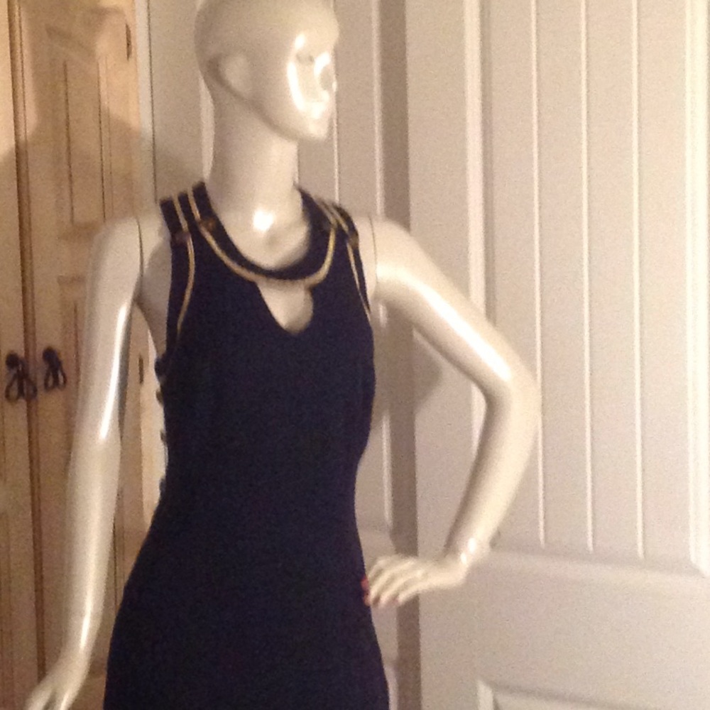 🛍Stunning!  VINTAGE ORG. CAPTAIN DRESS